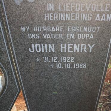 DEALE John Henry 1922-1988