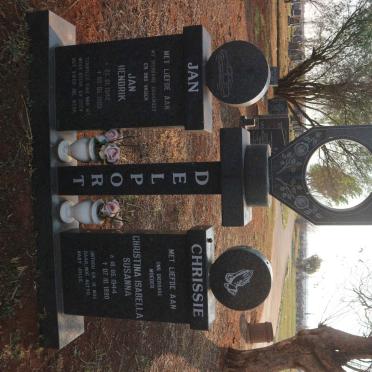 DELPORT Jan Hendrik 1942-1989 &amp; Christina Isabella Susanna 1944-1990
