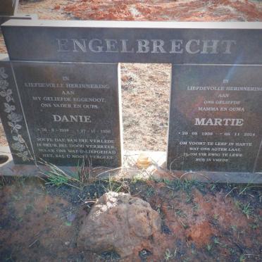 ENGELBRECHT Danie 1938-1996 &amp; Martie 1938-2014