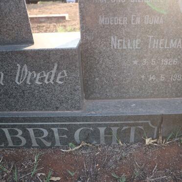 ENGELBRECHT Willem Johannes 1930-1987 &amp; Nellie Thelma 1926-1991