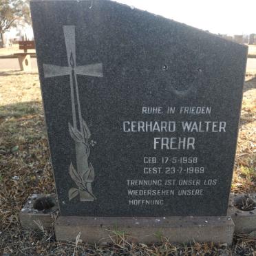 FREHR Gerhard Walter 1958-1969