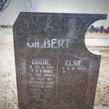 GILBERT Eddie 1917-1989 &amp; Elsie 1932-