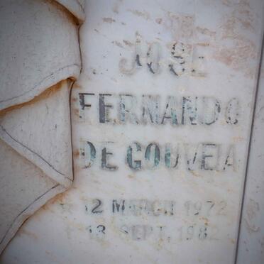 GOUVEIA Louis Paulo, de 1970-2002 :: DE GOUVEIA Jose Fernando 1972-1982