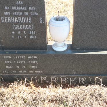 GERBER Gerhardus S. 1928-1979
