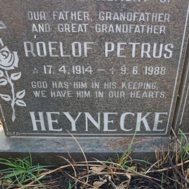 HEYNECKE Roelof Petrus 1914-1988