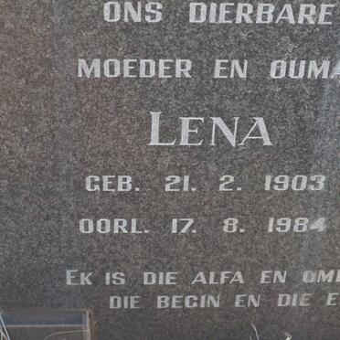 HORN Hendrik Johannes 1901-1977 &amp; Lena 1903-1984