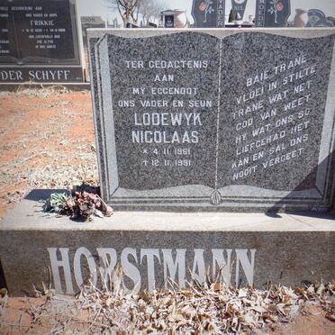 HORSTMANN Lodewyk Nicolaas 1961-1991