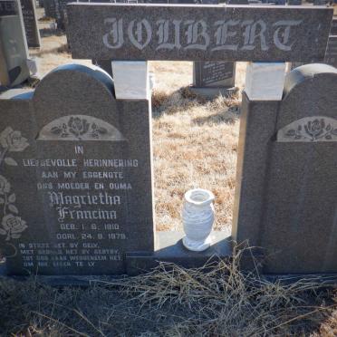JOUBERT Magrietha Francina 1910-1979
