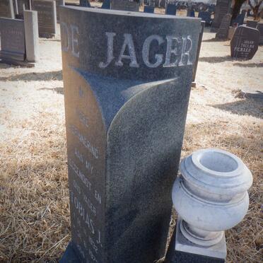 JAGER Tobias J., de 1932-1973