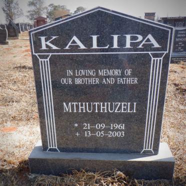 KALIPA Mthuthuzeli 1961-2003