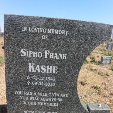 KASHE Sipho Frank 1943-2010