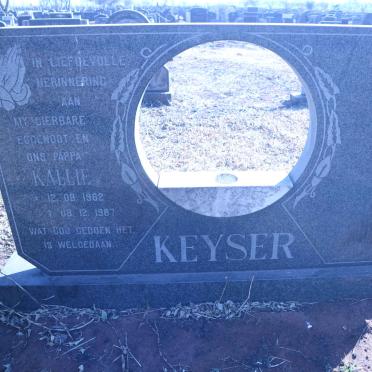 KEYSER Kallie 1962-1987