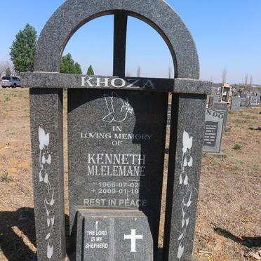 KHOZA Kenneth Mlelemane 1966-2009