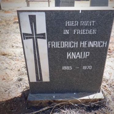 KNAUP Friedrich Heinrich 1885-1970