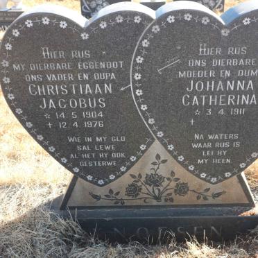 KNOESEN Christiaan Jacobus 1904-1976 &amp; Johanna Catherina 1911-