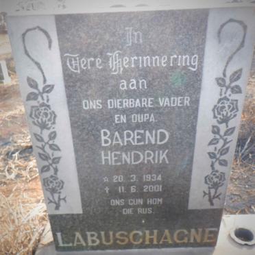 LABUSCHAGNE Barend Hendrik 1934-2001