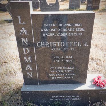 LANDMAN Christoffel J. 1944-2001