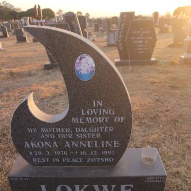 LOKWE Akona Anneline 1976-1997