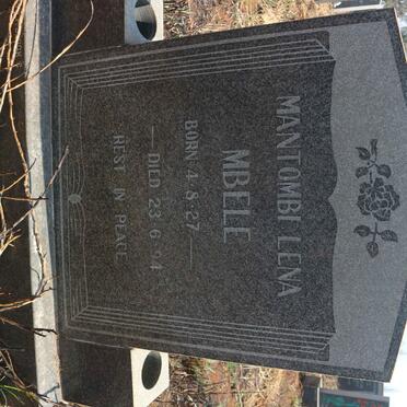 MBELE Mantombi Lena 1927-1994