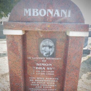 MBONANI Simon 1929-1989