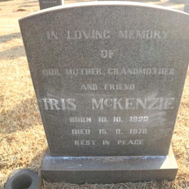 MCKENZIE Iris 1920-1978