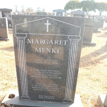 MENKI Margaret 1944-1998