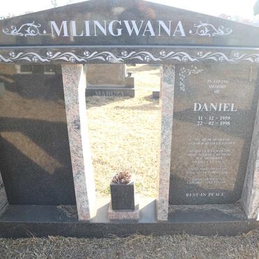 MLINGWANA Daniel 1959-1998
