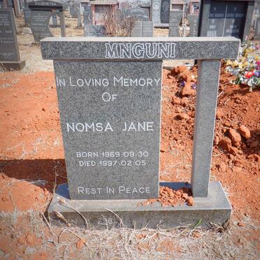 MNGUNI Nomsa Jane 1969-1997