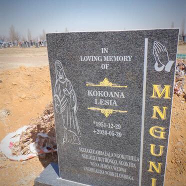 MNGUNI Kokoana Lesia 1951-2020