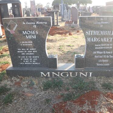 MNGUNI Moses Mini 1938-2012 &amp; Sithembile Margaret 1937-2019
