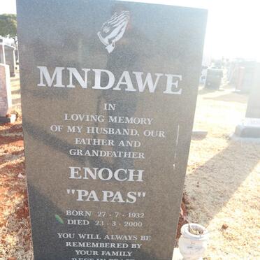 MNDAWE Enoch 1932-2000