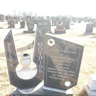 MOTHIBE Benjamin 1947-1996