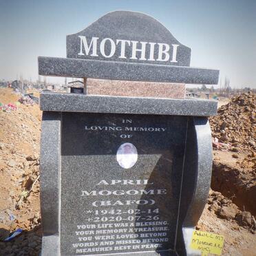 MOTHIBI April Mogome 1942-2020
