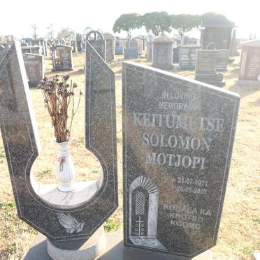 MOTJOPI Keitumetse Solomon 1971-2001