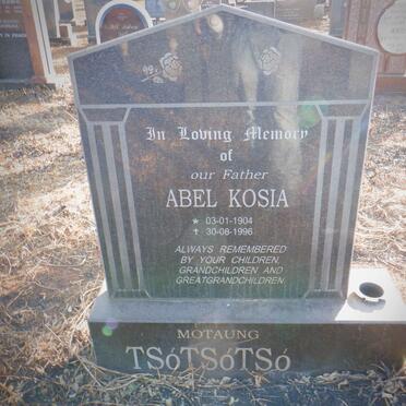 MOTAUNG Abel Kosia 1904-1996