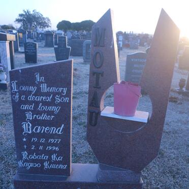 MOTAU Barend 1977-1996