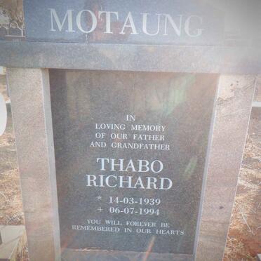 MOTAUNG Thabo Richard 1939-1994