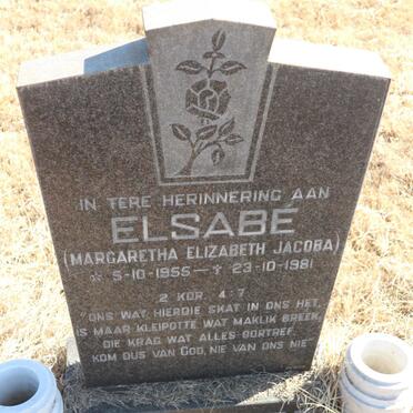 MOSTERT Margaretha Elizabeth Jacoba 1955-1981