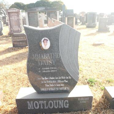 MOTLOUNG Mmabatho Daisy 1935-1998