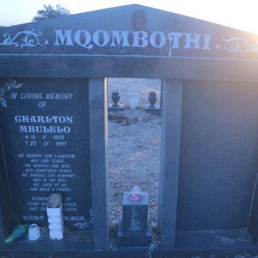 MQOMBOTHI Charlton Mbulelo 1929-1997
