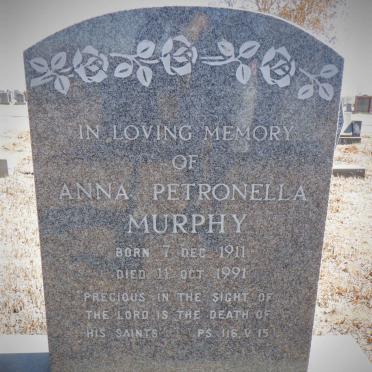 MURPHY Anna Petronella 1911-1991