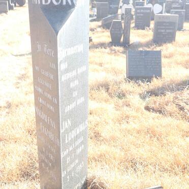 MYBURGH Jan Lodewikus 1909-1983 &amp; Magdalena Elizabeth 1915-1976 :: MYBURGH Charles 1937-1984