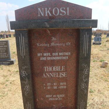 NKOSI Thobile Annelise 1970-2012
