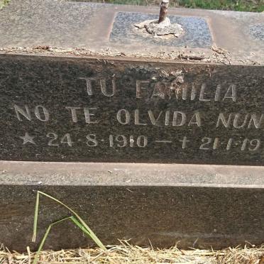 NUNCA Olvida 1910-1975