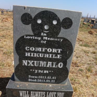 NXUMALO Comfort Hikurile 2013-2013