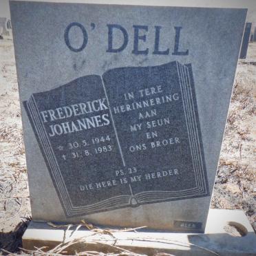 O'DELL Frederick Johannes 1944-1983