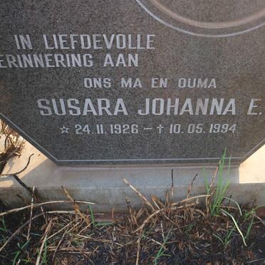 PHEIFFER Johannes Albertus 1923-1989 &amp; Susara Johanna E. 1926-1994