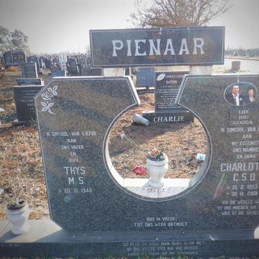 PIENAAR M.S. 1946- &amp; C.S.D. 1953-2001