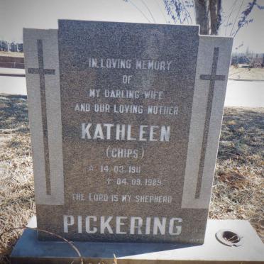 PICKERING Kathleen 1911-1989