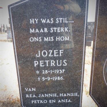 PLESSIS Jozef Petrus, du 1937-1986